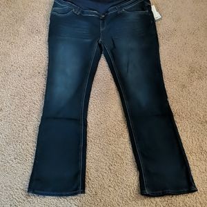 Times Two brand maternity bootcut jeans